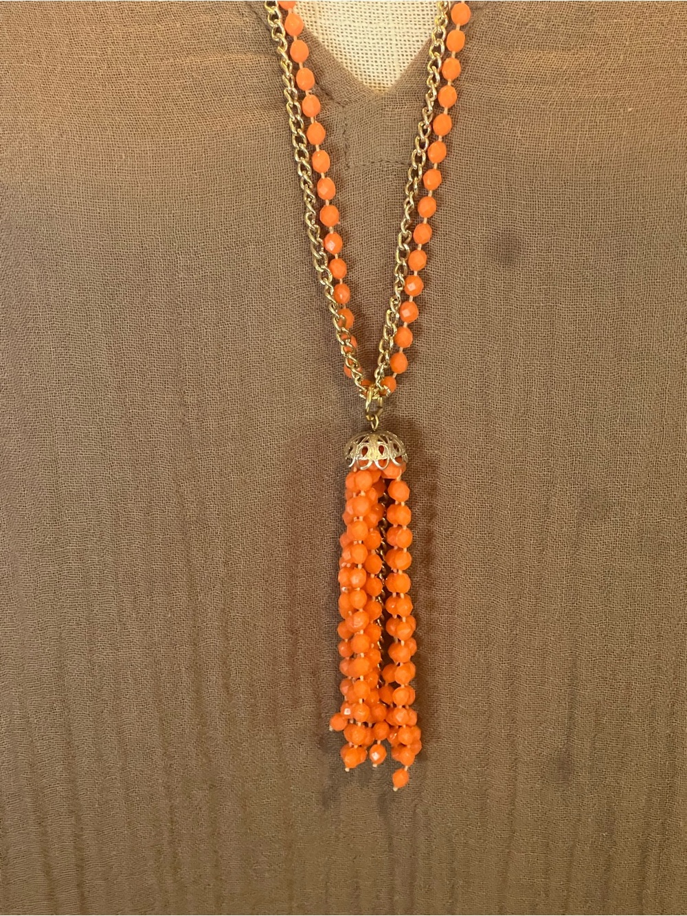 Vintage Beaded Necklace - Picture 2 of 4